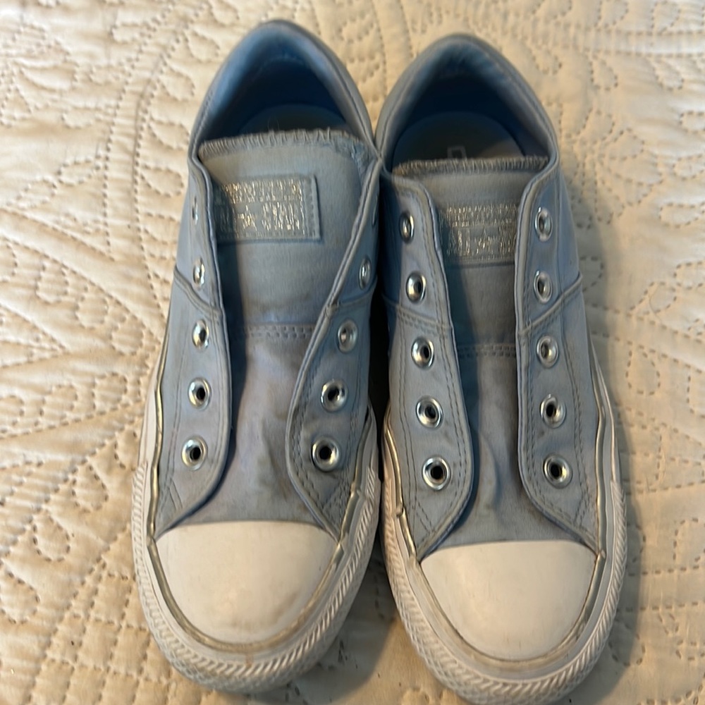 Blue Converse Sneakers